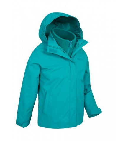 Fell Water-resistant Kids 3 in 1 Jacket Teal $28.61 Jackets