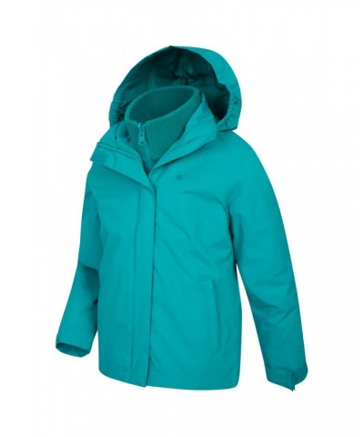 Fell Water-resistant Kids 3 in 1 Jacket Teal $28.61 Jackets