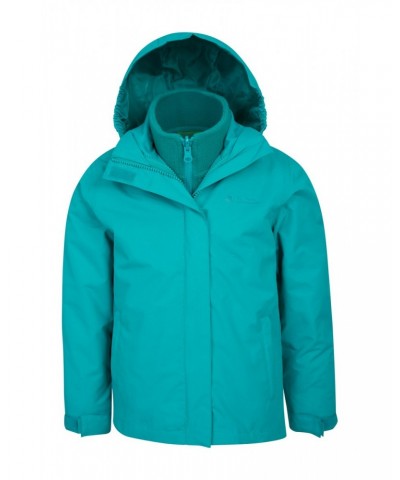 Fell Water-resistant Kids 3 in 1 Jacket Teal $28.61 Jackets