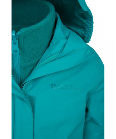 Fell Water-resistant Kids 3 in 1 Jacket Teal $28.61 Jackets