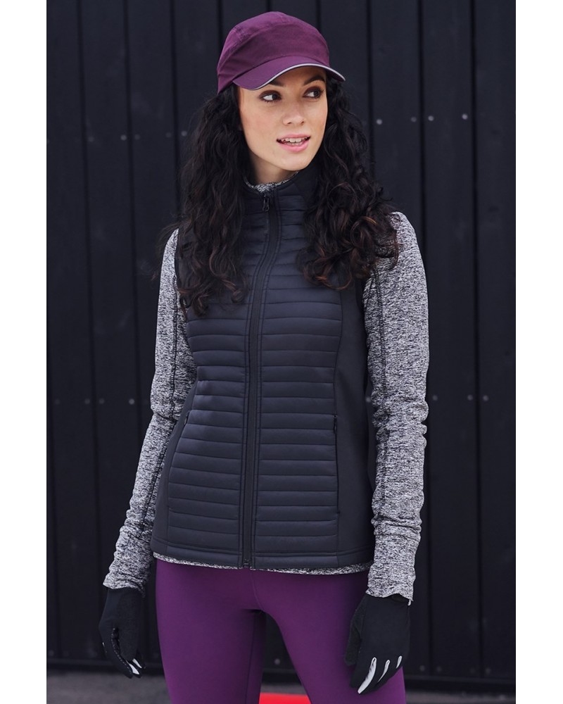 London Womens Insulated Softshell Vest Black $13.53 Jackets