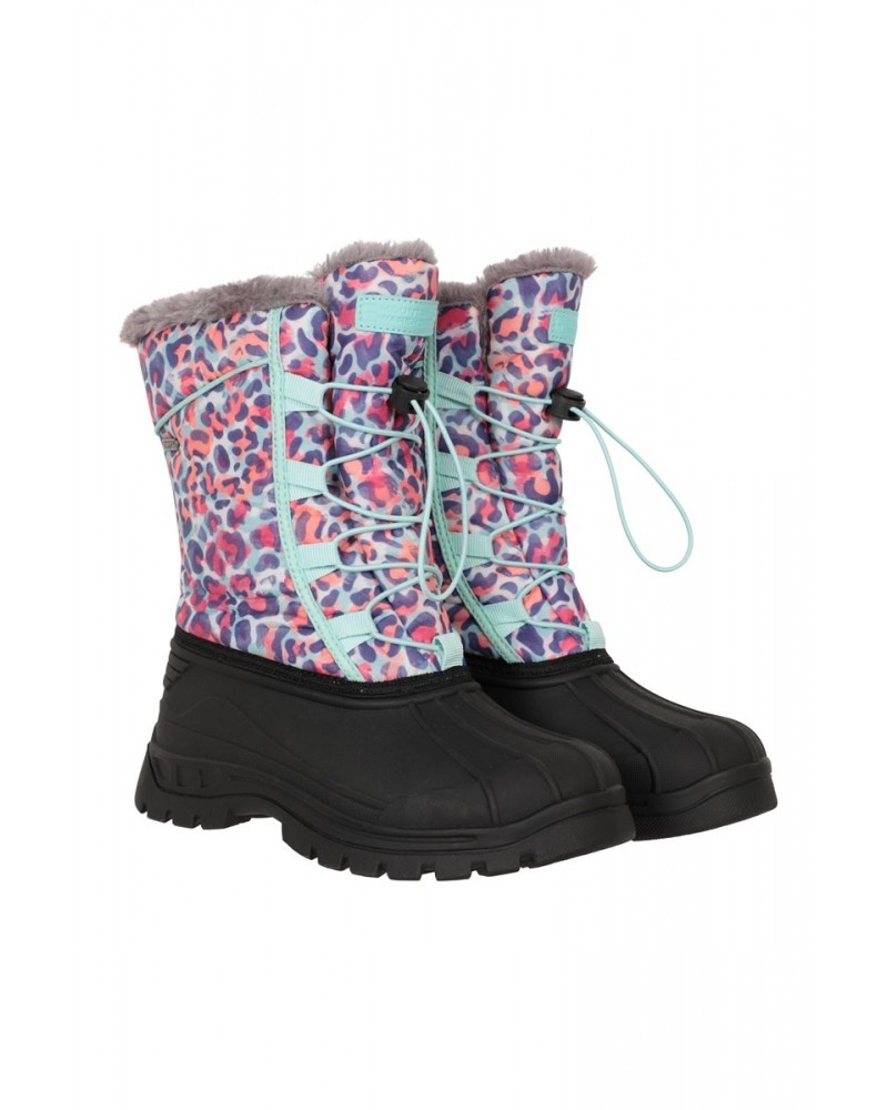 Whistler Kids Printed Adaptive Snow Boots Pink $25.49 Ski