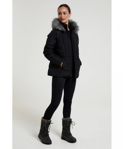 Isla Womens Short Extreme Down Jacket Black $32.40 Jackets