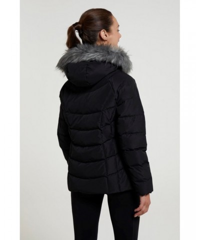 Isla Womens Short Extreme Down Jacket Black $32.40 Jackets