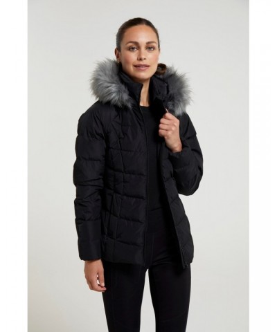 Isla Womens Short Extreme Down Jacket Black $32.40 Jackets