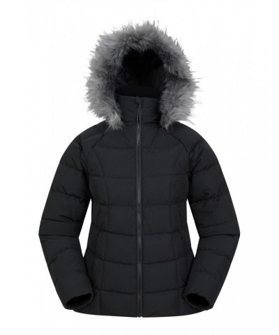 Isla Womens Short Extreme Down Jacket Black $32.40 Jackets