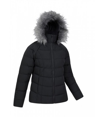 Isla Womens Short Extreme Down Jacket Black $32.40 Jackets