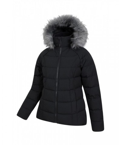 Isla Womens Short Extreme Down Jacket Black $32.40 Jackets