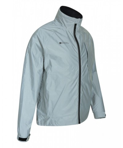 Adrenaline II Mens Iso-Viz Waterproof Jacket Silver $30.80 Active