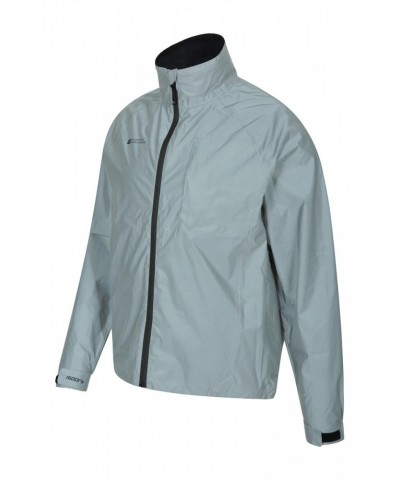 Adrenaline II Mens Iso-Viz Waterproof Jacket Silver $30.80 Active