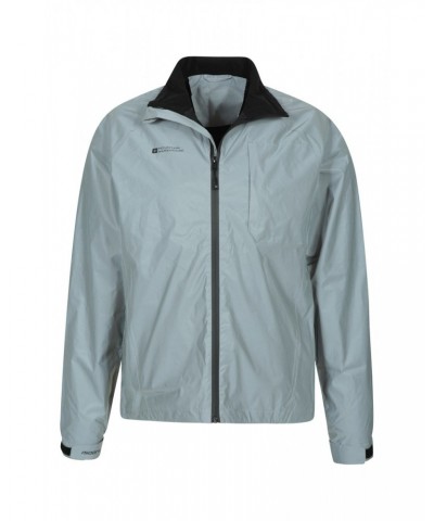 Adrenaline II Mens Iso-Viz Waterproof Jacket Silver $30.80 Active