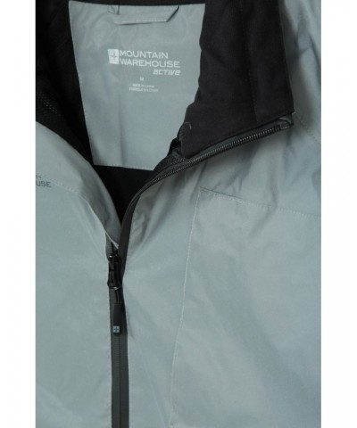 Adrenaline II Mens Iso-Viz Waterproof Jacket Silver $30.80 Active