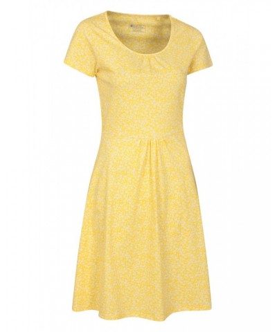 Mountain Essentials Lora Womens Skater Dress Yellow $16.50 Dresses & Skirts