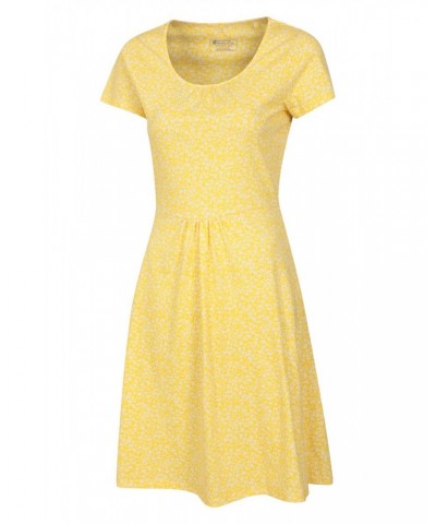 Mountain Essentials Lora Womens Skater Dress Yellow $16.50 Dresses & Skirts