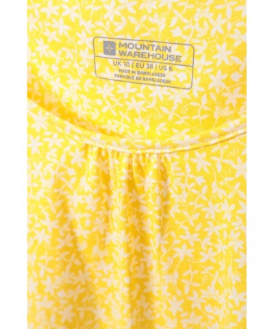 Mountain Essentials Lora Womens Skater Dress Yellow $16.50 Dresses & Skirts