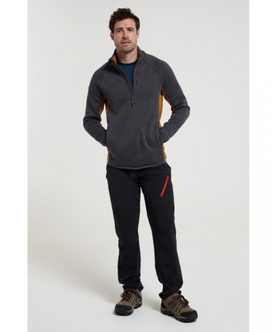 Treston Mens Half-Zip Fleece Dark Grey $22.05 Fleece