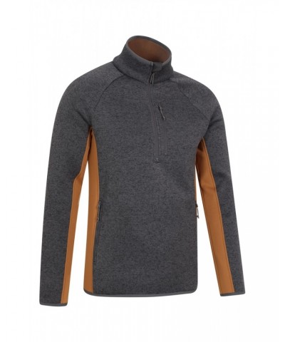 Treston Mens Half-Zip Fleece Dark Grey $22.05 Fleece