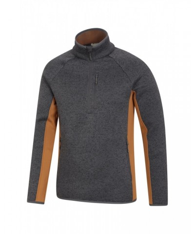 Treston Mens Half-Zip Fleece Dark Grey $22.05 Fleece