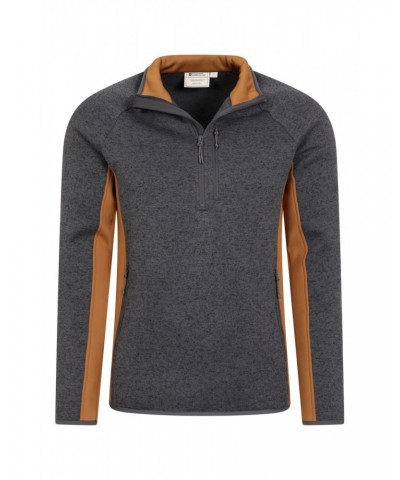 Treston Mens Half-Zip Fleece Dark Grey $22.05 Fleece