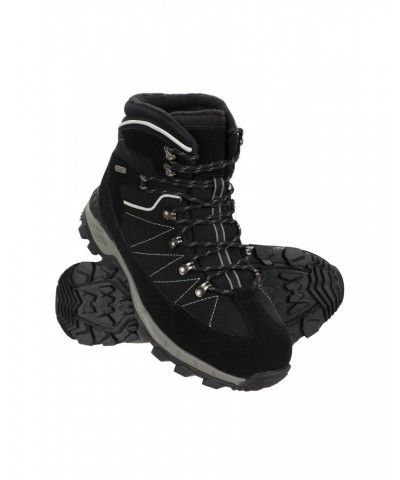 Boulder Mens Winter Trekker Boots Charcoal $34.20 Footwear