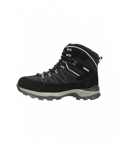 Boulder Mens Winter Trekker Boots Charcoal $34.20 Footwear