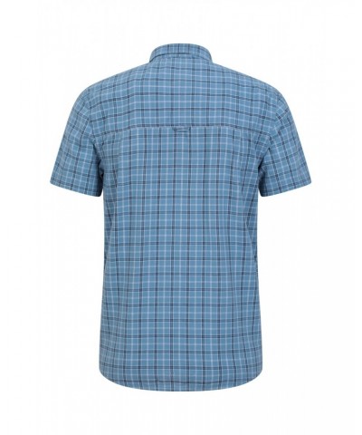 Holiday Mens Cotton Shirt Corn Blue $19.13 Tops