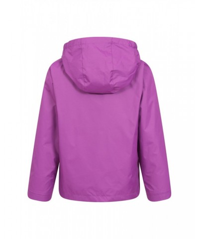 Fell Water-resistant Kids 3 in 1 Jacket Purple $22.26 Jackets