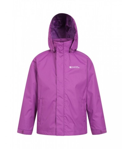 Fell Water-resistant Kids 3 in 1 Jacket Purple $22.26 Jackets