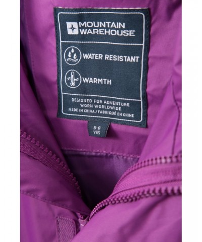 Fell Water-resistant Kids 3 in 1 Jacket Purple $22.26 Jackets