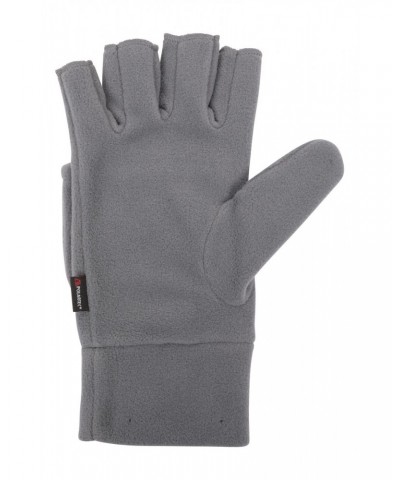 Polartec Fleece Flip Top Mittens Charcoal $14.24 Accessories