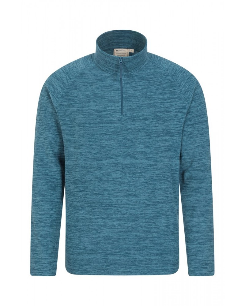 Snowdon Mens Micro Fleece Petrol $13.74 Fleece