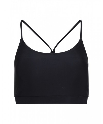 Sporty Womens Bikini Top Black $11.50 Swimwear