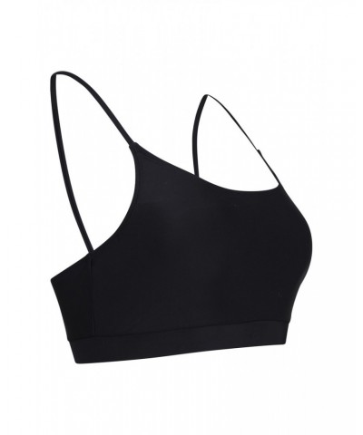 Sporty Womens Bikini Top Black $11.50 Swimwear