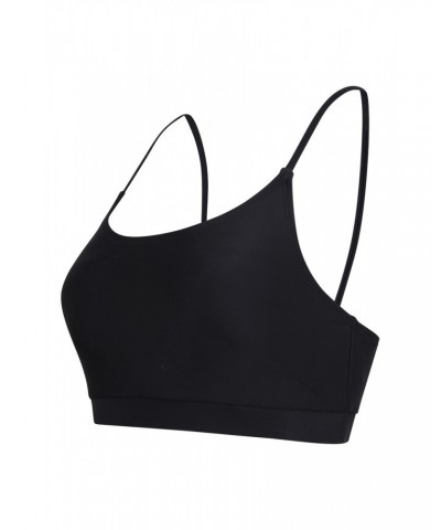 Sporty Womens Bikini Top Black $11.50 Swimwear