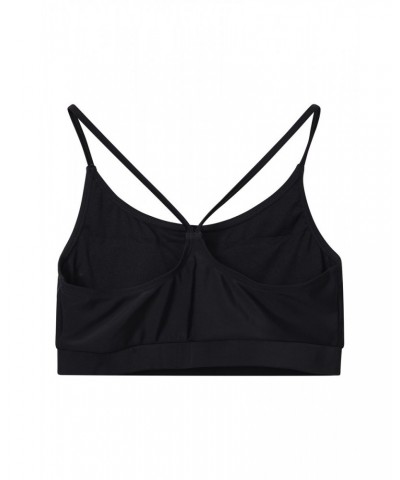 Sporty Womens Bikini Top Black $11.50 Swimwear