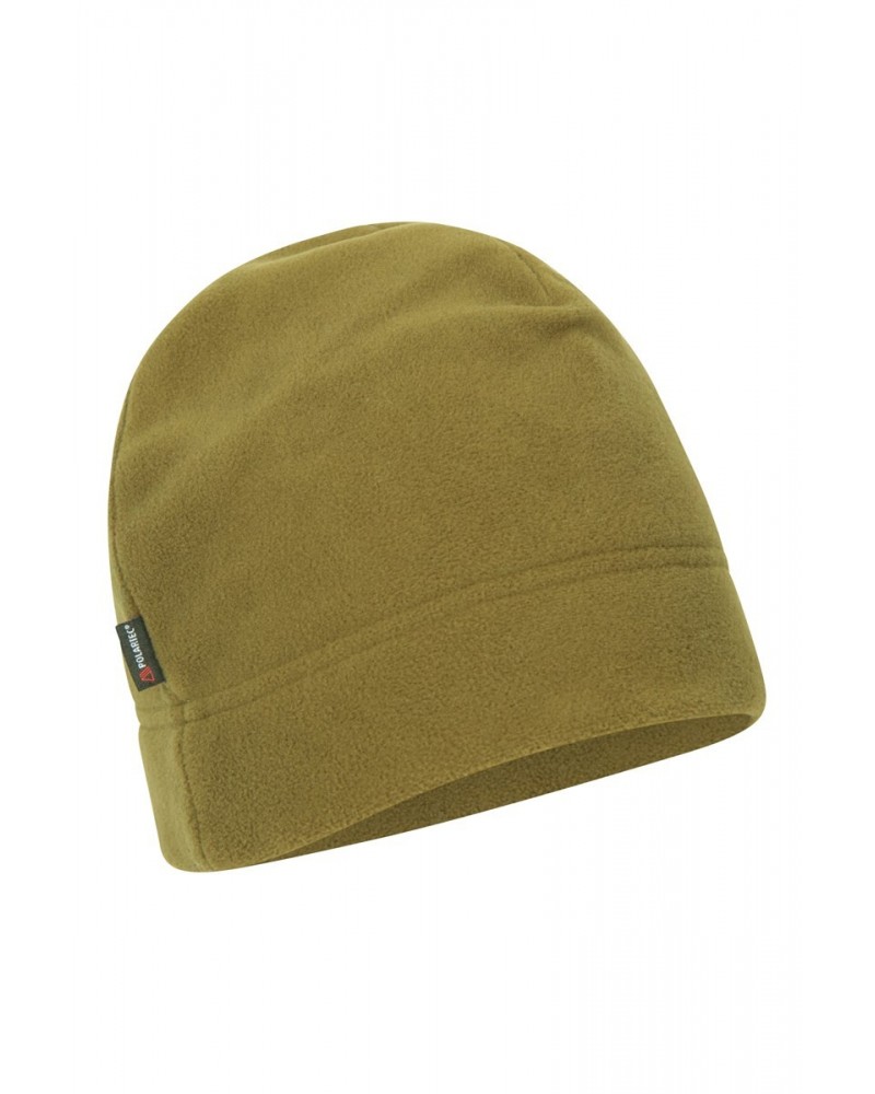 Polartec® Fleece Mens Beanie Khaki $10.39 Accessories