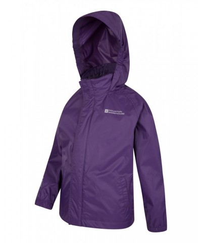 Pakka Kids Waterproof Jacket Dark Purple $12.41 Jackets