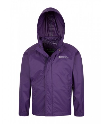 Pakka Kids Waterproof Jacket Dark Purple $12.41 Jackets