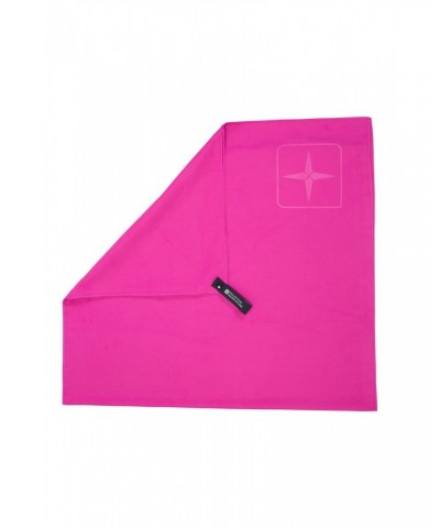 Microfibre Travel Towel - Medium - 120 x 60cm Fuchsia $12.64 Travel Accessories