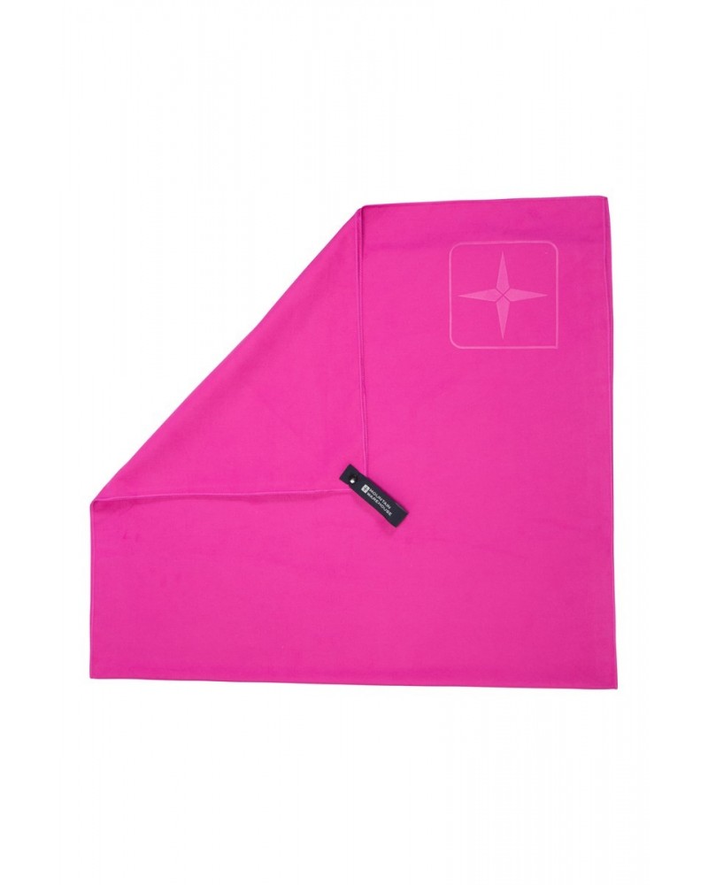 Microfibre Travel Towel - Medium - 120 x 60cm Fuchsia $12.64 Travel Accessories