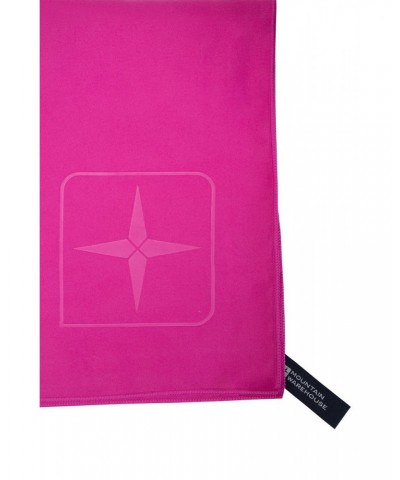 Microfibre Travel Towel - Medium - 120 x 60cm Fuchsia $12.64 Travel Accessories