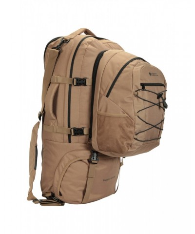 Traveller 60L 20L Backpack Light Brown $42.30 Backpacks