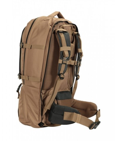 Traveller 60L 20L Backpack Light Brown $42.30 Backpacks