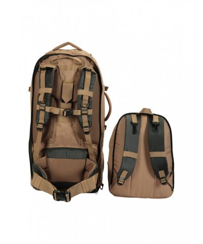 Traveller 60L 20L Backpack Light Brown $42.30 Backpacks