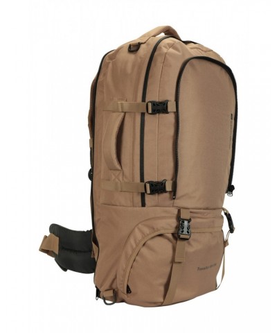 Traveller 60L 20L Backpack Light Brown $42.30 Backpacks