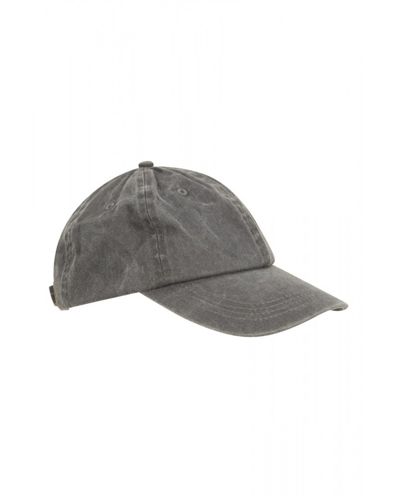 Washed Mens Baseball Cap Black $9.51 Accessories