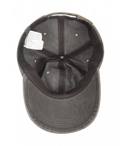 Washed Mens Baseball Cap Black $9.51 Accessories