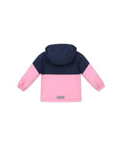 Baby Colourblock Waterproof Jacket Pink $16.82 Babywear