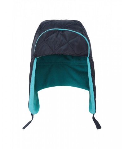 Kids Fleece-Lined Trapper Navy $14.24 Accessories