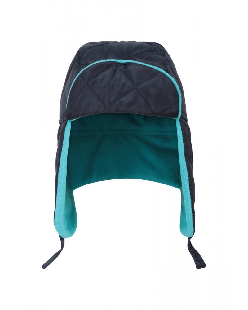 Kids Fleece-Lined Trapper Navy $14.24 Accessories